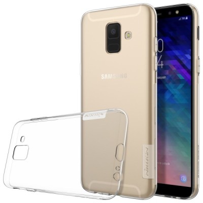 Samsung Galaxy A6 2018 (A600F) Nillkin Nature dzidrs (caurspīdīgs) silikona planākais apvalks / Vacins.lv