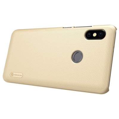 Xiaomi Redmi Note 5 2018 (Redmi Note 5 Pro) Nillkin Frosted Shield золотой пластиковый чехол + защитная пленка для экрана | Vaci