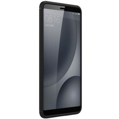 Xiaomi Redmi Note 5 2018 (Redmi Note 5 Pro) „Mofi“ твердый силиконовый чехол (TPU) - черный | Vacins.lv