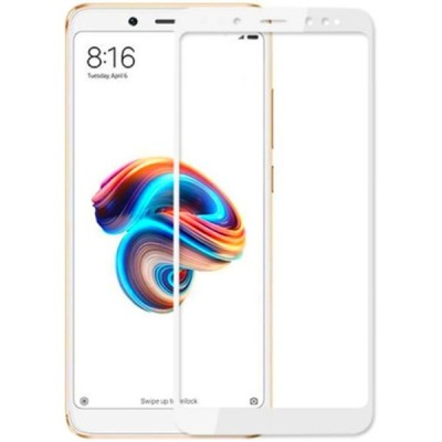 Xiaomi Redmi Note 5 2018 (Redmi Note 5 Pro) Imak Tempered Glass balts ekrāna aizsargstikls / Vacins.lv