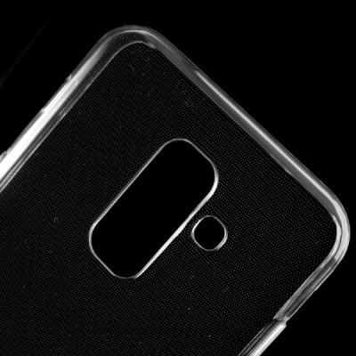 Samsung Galaxy A6+ 2018 (A605F) твердый силиконовый (TPU) чехол прозрачный | Vacins.lv
