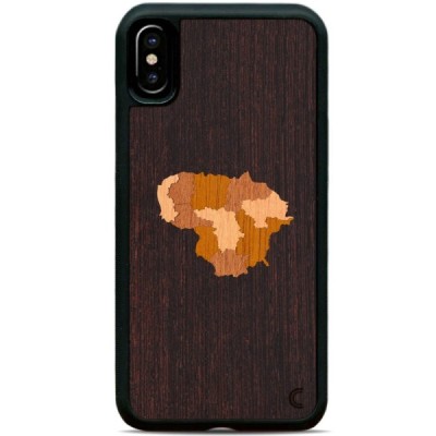 Apple iPhone X (iPhone Xs) „Crafted Cover“ Lietuva dabīga koka telefona apvalks / Vacins.lv