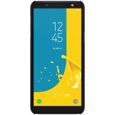 Samsung Galaxy J6 2018 (J600) Nillkin Frosted Shield черный пластиковый чехол | Vacins.lv
