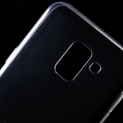 Samsung Galaxy J6 2018 (J600) dzidrs (caurspīdīgs) cieta silikona TPU pasaulē planākais apvalks / Vacins.lv