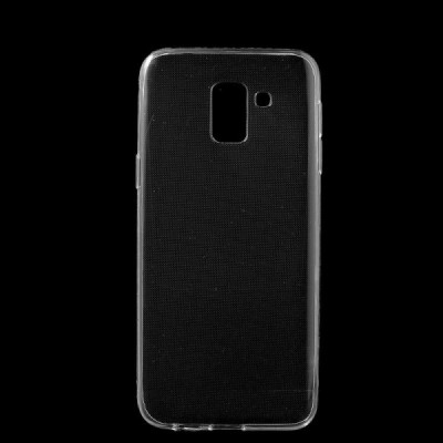 Samsung Galaxy J6 2018 (J600) dzidrs (caurspīdīgs) cieta silikona TPU pasaulē planākais apvalks / Vacins.lv