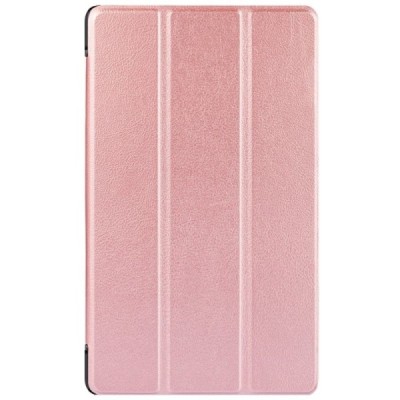 Huawei MediaPad M3 Lite 8.0 розовый кожаный чехол-книжка (складной) | Vacins.lv