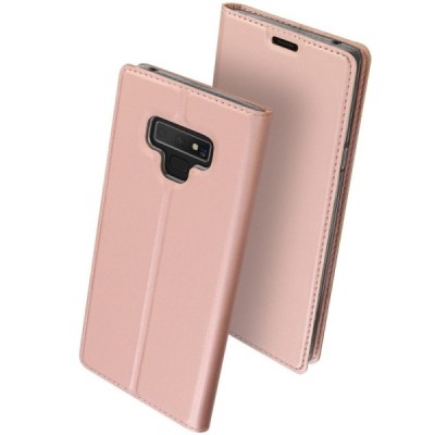 „Dux Ducis“ Skin серии Samsung Galaxy Note 9 (N960F) розовый кожаный чехол-книжка | Vacins.lv