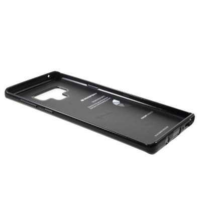 Samsung Galaxy Note 9 (N960F) Mercury melns cieta silikona (TPU) apvalks / vacins.lv