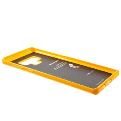 Samsung Galaxy Note 9 (N960F) Mercury твердый силиконовый чехол (TPU) - жёлтый | Vacins.lv