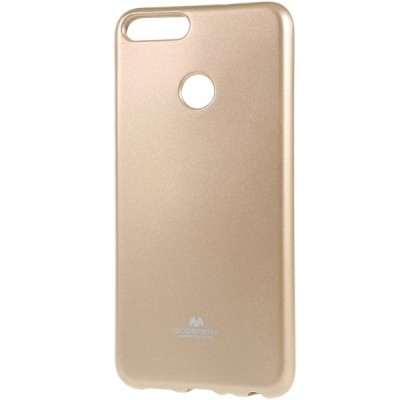 Huawei P smart 2018 (Enjoy 7S) Mercury твердый силиконовый чехол (TPU) - золотой | Vacins.lv
