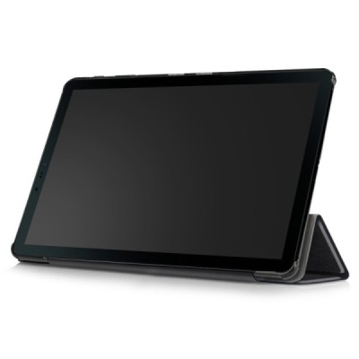 Samsung Galaxy Tab S4 10.5 (T835, T830) чёрный кожаный чехол-книжка (складной) | Vacins.lv