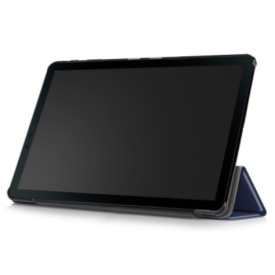 Samsung Galaxy Tab S4 10.5 (T835, T830) синий кожаный чехол-книжка (складной) | Vacins.lv