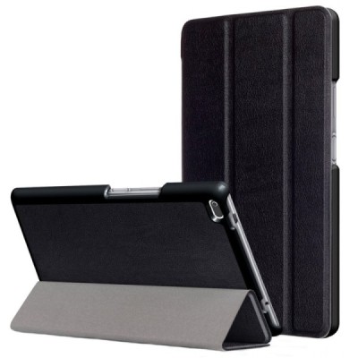 Lenovo Tab4 8.0 (TB-8504F) atvēramais melns maciņš / Vacins.lv