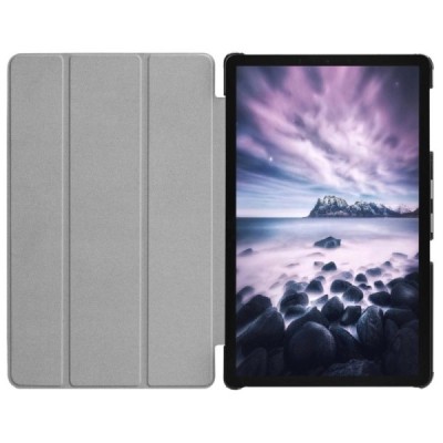 Samsung Galaxy Tab A 10.5 2018 (T590, T595) atvēramais balts maciņš / Vacins.lv