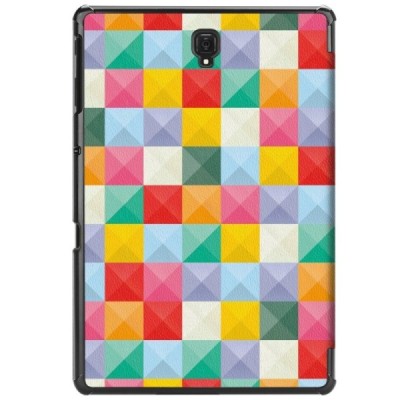 Samsung Galaxy Tab A 10.5 2018 (T590, T595) „Cubes“ atvēramais krāsains maciņš / Vacins.lv