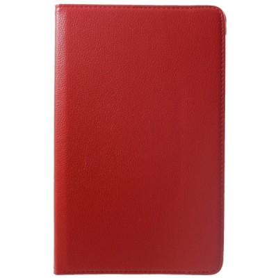 Samsung Galaxy Tab A 10.5 2018 (T590,T595) вращающийся на 360 градусов, красный кожаный чехол (складной) | Vacins.lv