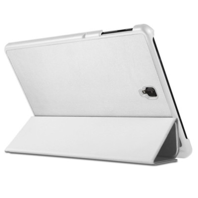 Samsung Galaxy Tab S4 10.5 (T835, T830) atvēramais balts maciņš / Vacins.lv