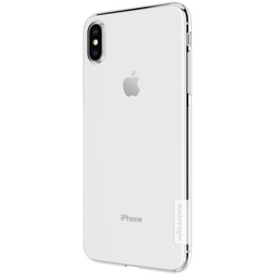 Apple iPhone Xs Max Nillkin Nature тонкий прозрачный силиконовый чехол (TPU) | Vacins.lv
