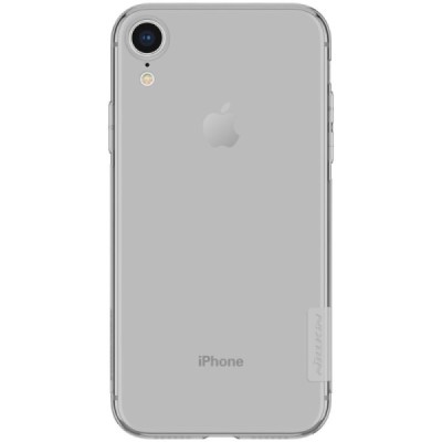 Apple iPhone Xr Nillkin Nature тонкий серый силиконовый чехол (TPU) | Vacins.lv