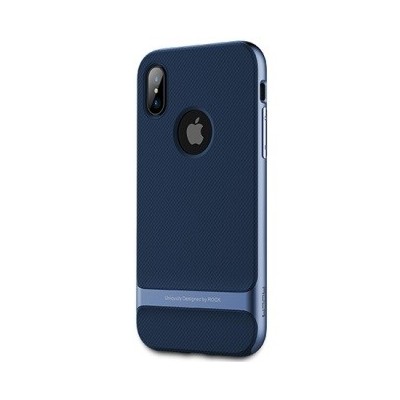 Rock“ Royce усиленная защита Apple iPhone X (iPhone Xs) синий твердый силиконовый (TPU) и пластиковый чехол | Vacins.lv