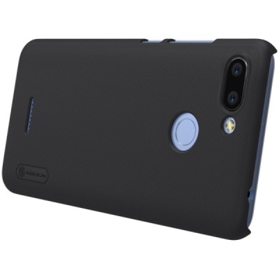 Xiaomi Redmi 6 Nillkin Frosted Shield черный пластиковый чехол | Vacins.lv