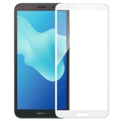 Huawei Y5 2018 (Y5 Prime 2018) „Mocolo“ 9H Tempered Glass усиленная защита, белое защитное стекло с полным покрытием толщиной 0,