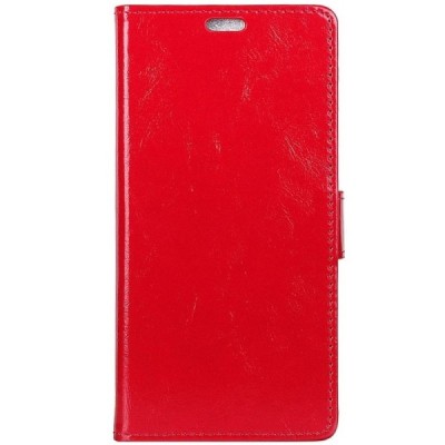 Huawei Honor Play открываемый красный кожаный чехол - книжка | Vacins.lv