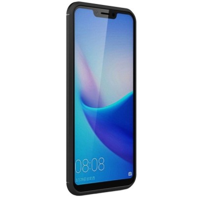 Huawei Honor Play „Carbon“ твердый силиконовый чехол (TPU) - черный | Vacins.lv