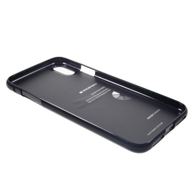 Apple iPhone Xs Max Mercury melns cieta silikona (TPU) apvalks / vacins.lv