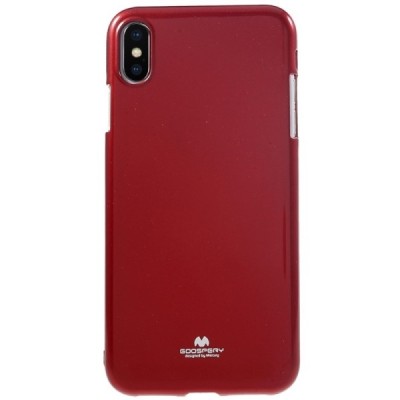 Apple iPhone Xs Max Mercury твердый силиконовый чехол (TPU) - красный | Vacins.lv