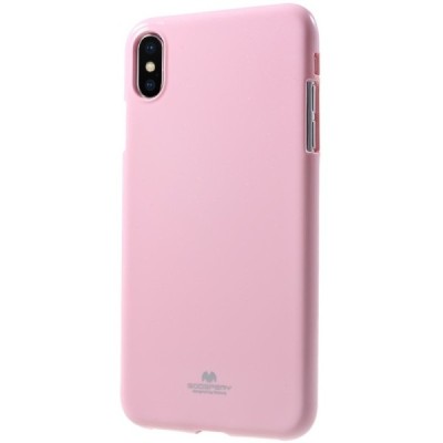 Apple iPhone Xs Max Mercury gaiši rozs cieta silikona (TPU) apvalks / vacins.lv