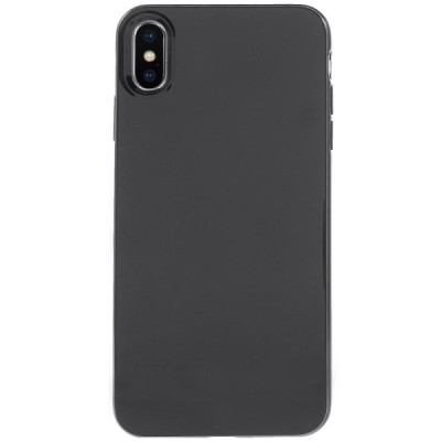 Apple iPhone Xs Max твердый силиконовый (TPU) чехол чёрный | Vacins.lv