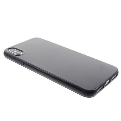 Apple iPhone Xs Max твердый силиконовый (TPU) чехол чёрный | Vacins.lv