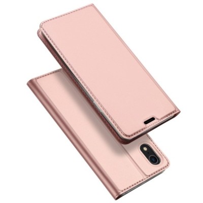 „Dux Ducis“ Skin серии Apple iPhone Xr розовый кожаный чехол-книжка | Vacins.lv