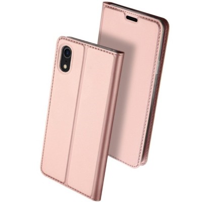 „Dux Ducis“ Skin серии Apple iPhone Xr розовый кожаный чехол-книжка | Vacins.lv