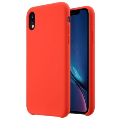 Apple iPhone Xr „Shell“ cieta silikona (TPU) sarkans apvalks | vacins.lv