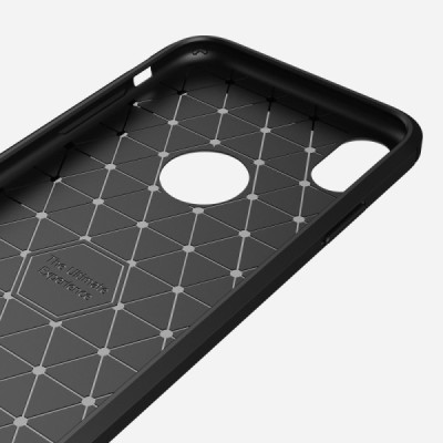 Apple iPhone Xr „Carbon“ cieta silikona (TPU) melns apvalks / vacins.lv