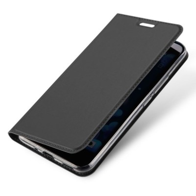 „Dux Ducis“ Skin серии HTC U11 (U11 Dual) чёрный кожаный чехол-книжка | Vacins.lv