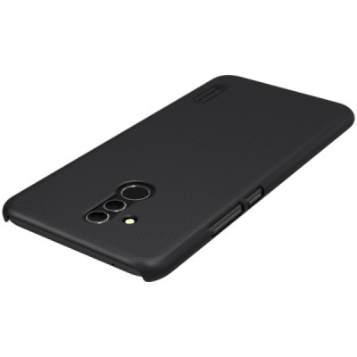 Huawei Mate 20 Lite Nillkin Frosted Shield черный пластиковый чехол | Vacins.lv
