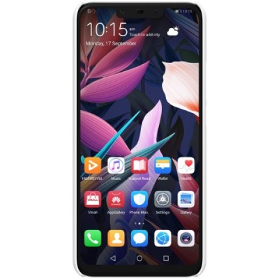 Huawei Mate 20 Lite Nillkin Frosted Shield белый пластиковый чехол | Vacins.lv