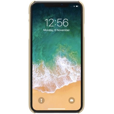 Apple iPhone Xs Max Nillkin Frosted Shield zelta plastmasas apvalks / vacins.lv