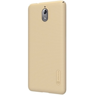 Nokia 3.1 (2018) Frosted Shield золотой пластиковый корпус + защитная пленка для экрана | Vacins.lv