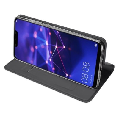 „Dux Ducis“ Skin серии Huawei Mate 20 Lite чёрный кожаный чехол-книжка | Vacins.lv