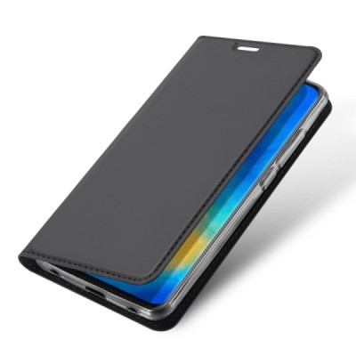 „Dux Ducis“ Skin серии Huawei Mate 20 Pro серый кожаный чехол-книжка | Vacins.lv