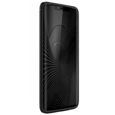 Huawei Mate 20 Pro „Carbon“ cieta silikona (TPU) melns apvalks / vacins.lv