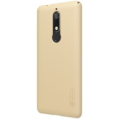 Nokia 5.1 (2018) Frosted Shield золотой пластиковый чехол | Vacins.lv