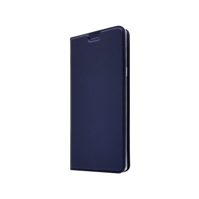 Nokia 5.1 (2018) „Dux Ducis“ Skin sērijas zils ādas atvērams maciņš / Vacins.lv