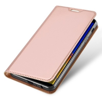 „Dux Ducis“ Skin серии Samsung Galaxy J4+ розовый кожаный чехол-книжка | Vacins.lv