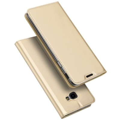 „Dux Ducis“ Skin серии Samsung Galaxy J4+ золотой кожаный чехол-книжка | Vacins.lv