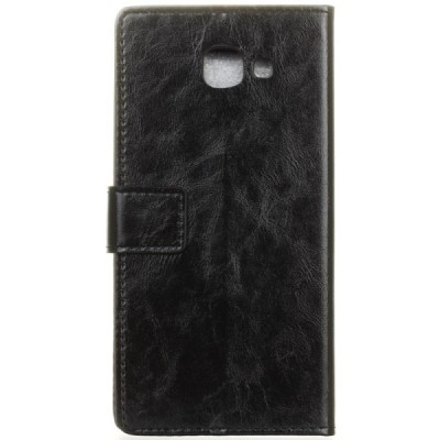 Samsung Galaxy J4+ открываемый чёрный кожаный чехол - книжка | Vacins.lv